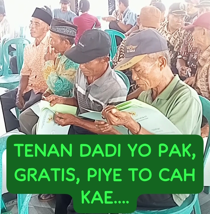 Kepala Desa Trans Tanjungan Pastikan Tak ada Pungutan Pembagian Sertifikat Eksis tol. (GRATIS)