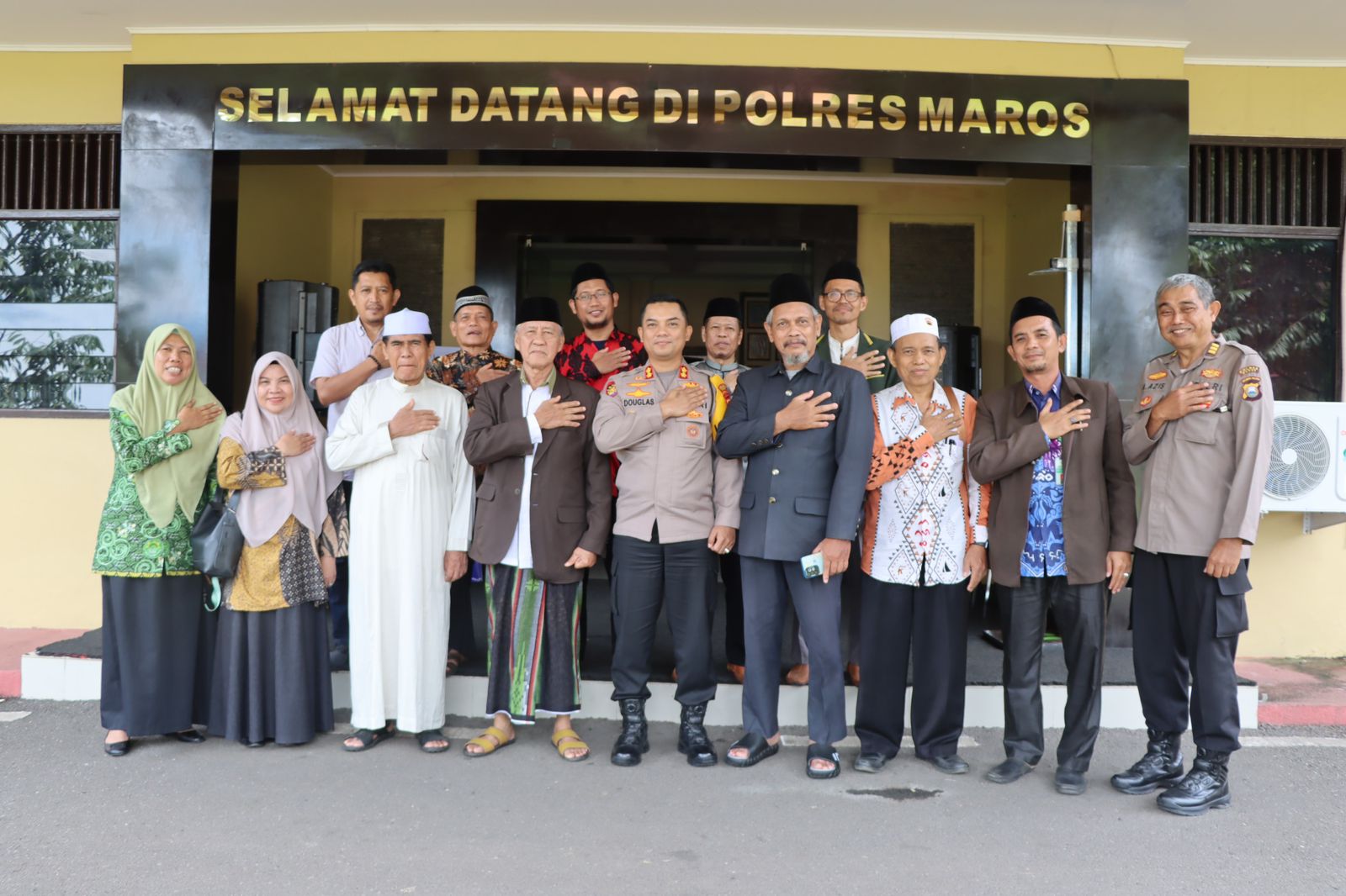 Kapolres Maros Terima Audiensi MUI, Tegaskan Pentingnya Peran Tokoh Agama