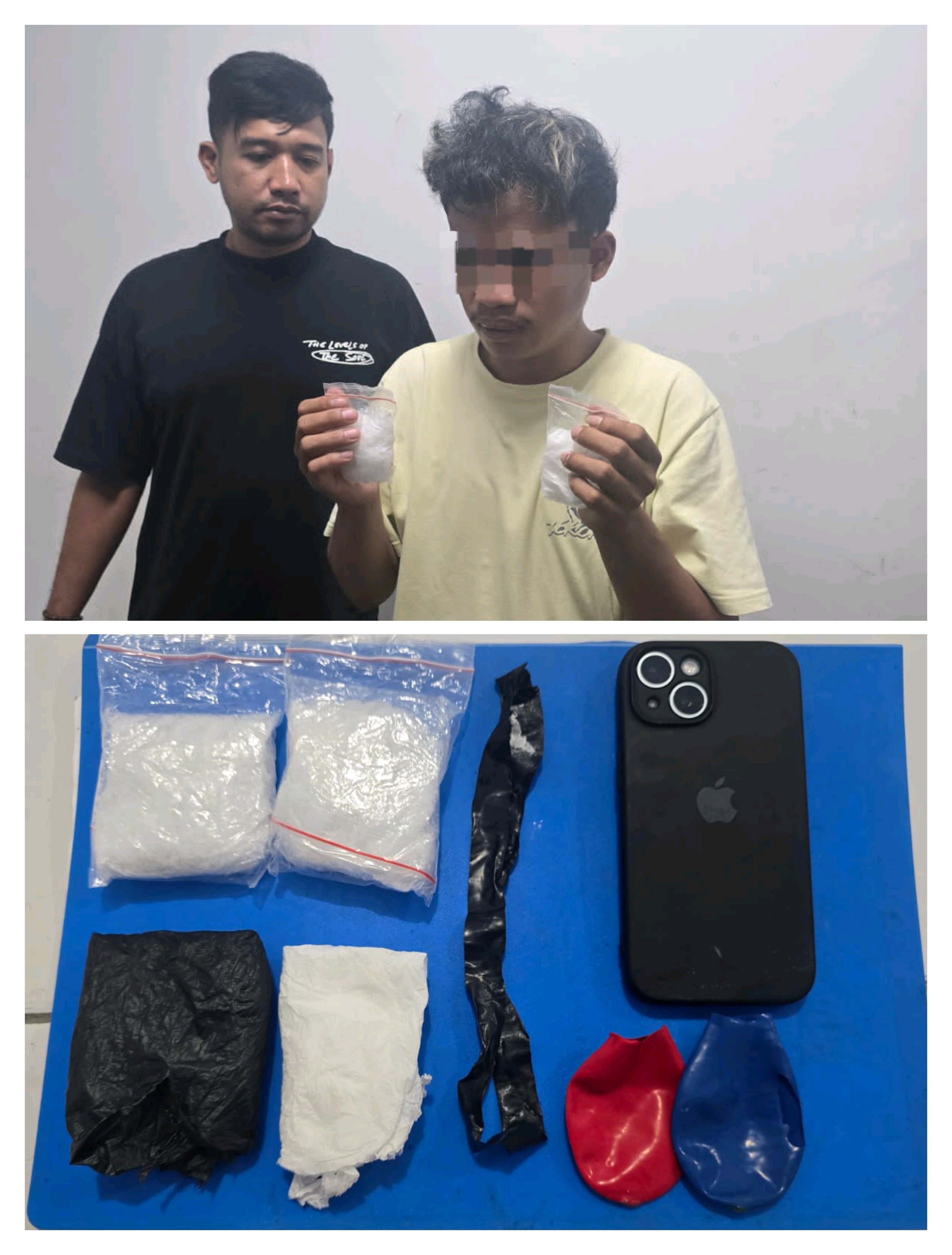 Sat Narkoba Polres Maros Tangkap Kurir Sabu Hendak Terbang ke Jayapura