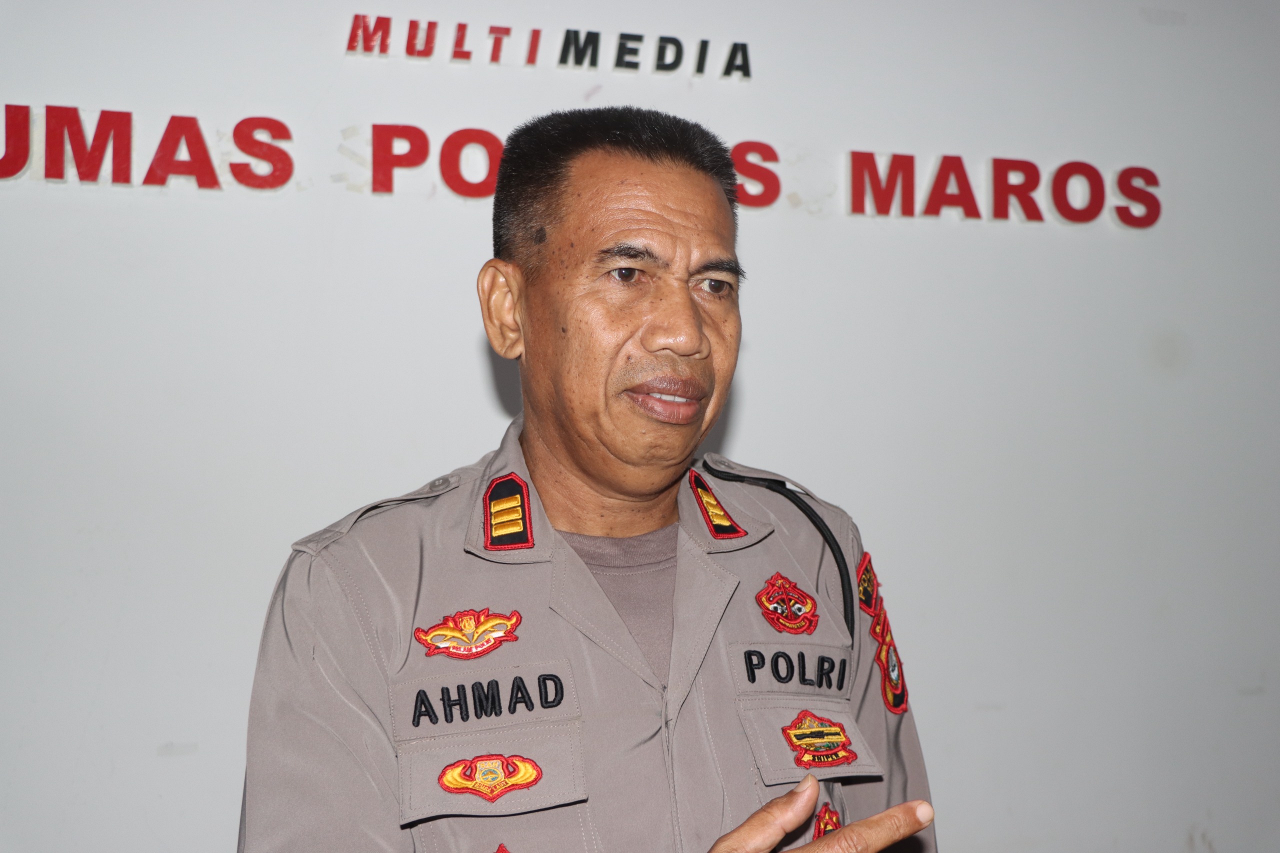 Aktivitas Akhir Tahun Meningkat, Polres Maros Minta Warga Perhatikan Keselamatan