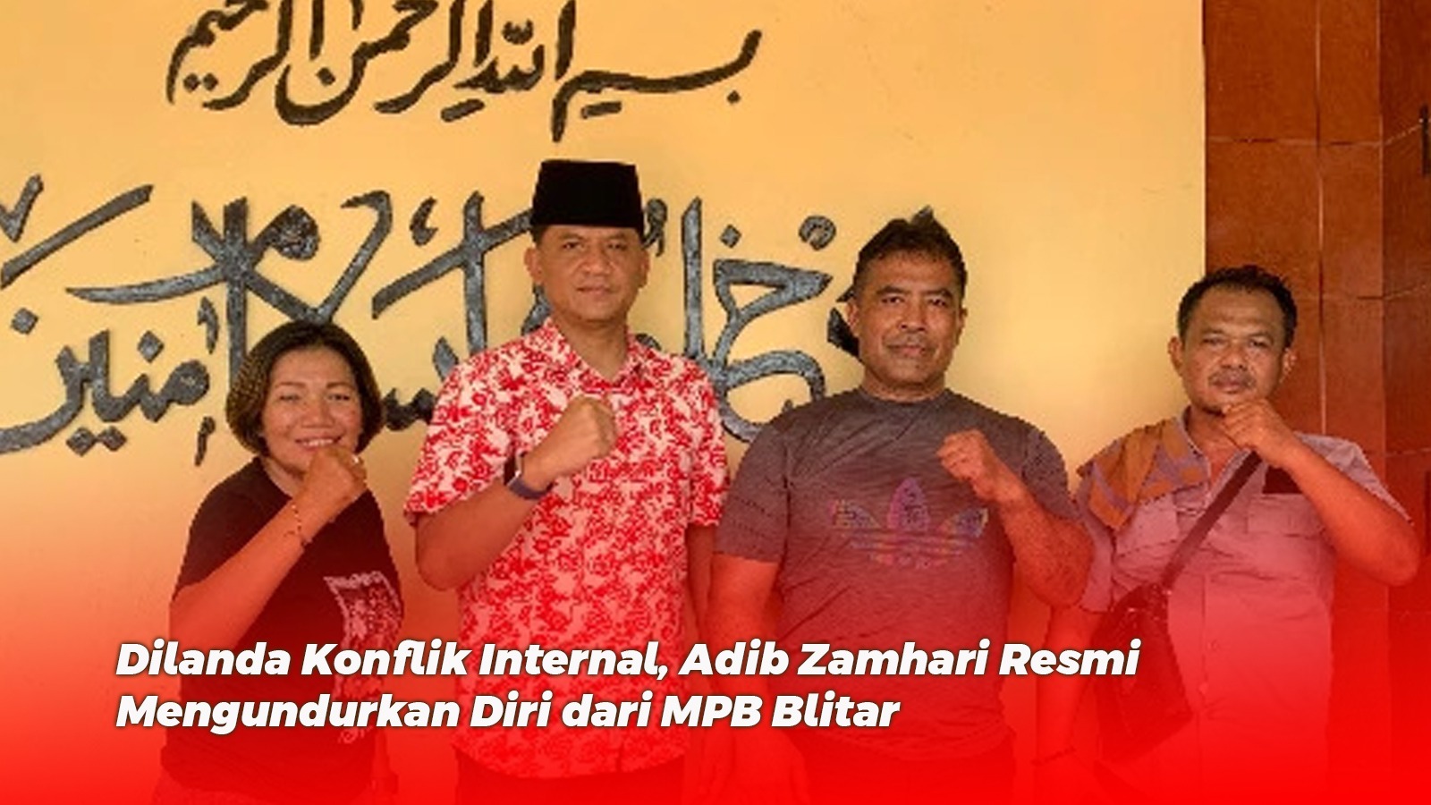 Dilanda Konflik Internal, Adib Zamhari Resmi Mengundurkan Diri dari MPB Blitar