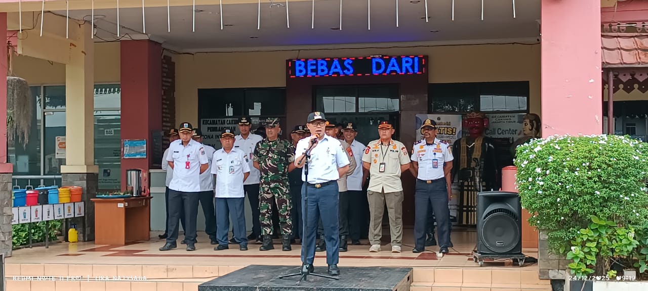 Kecamatan Cakung Gelar Apel Kesiapsiagaan Pengamanan Natal 2025