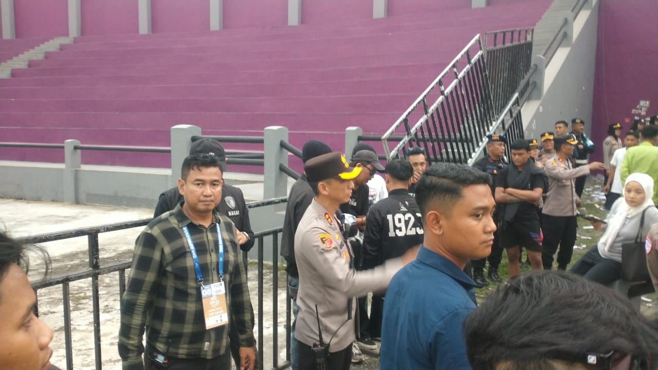 Polres Kediri Kota Amankan Laga Persik Kediri vs Persis Solo, 4.543 Penonton Hadir di Stadion Brawijaya