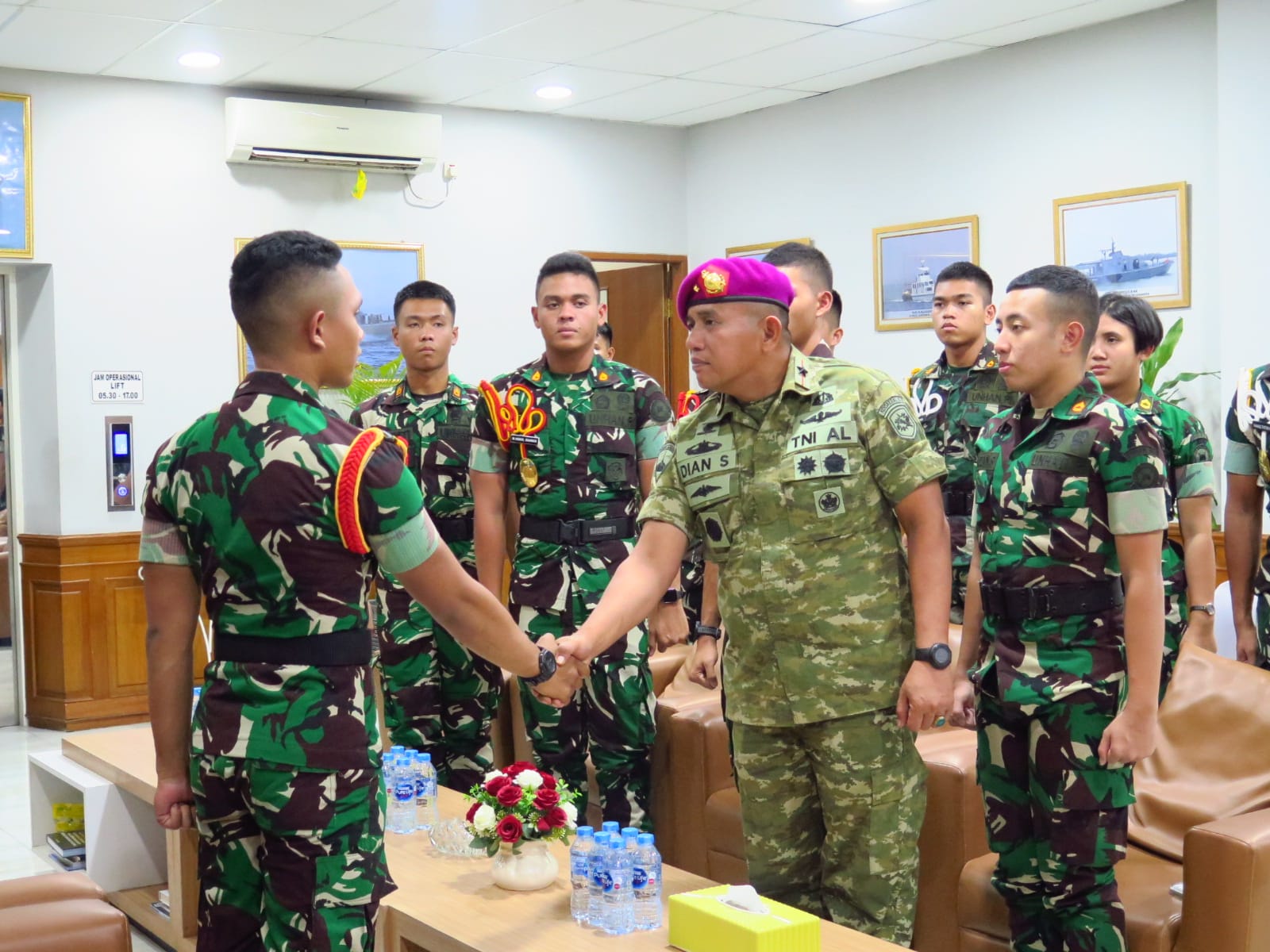 KODAERAL III TERIMA KUNJUNGAN GENERASI MUDA PERTAHANAN