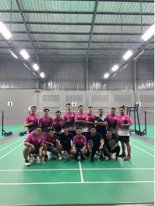 BRI BO Bumi Serpong Damai Gelar Kegiatan Olahraga Rutin Badminton