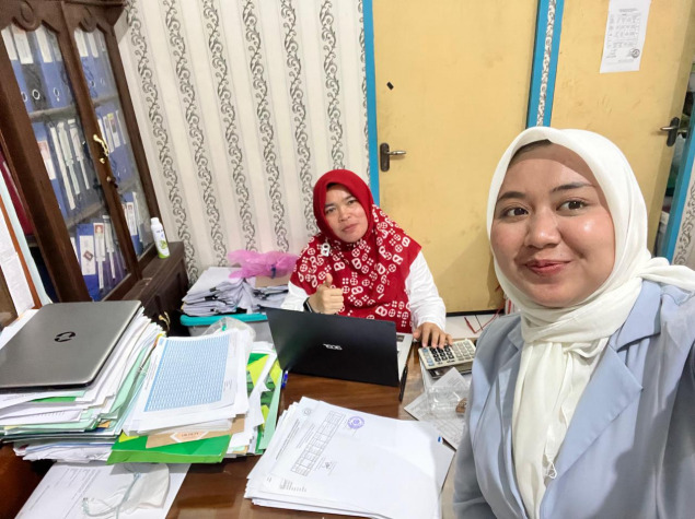 Suasana Ceria Warnai Kantor BRI KC Cilegon, Guru dan Staf MTsN 2 Kota Cilegon Manfaatkan Layanan BRIGUNA