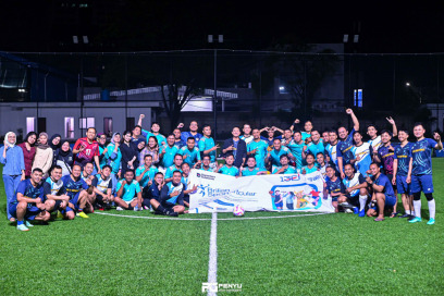Solid Bersama di Usia 130 Tahun, BRI KC Daan Mogot Gelar Fun Match Mini Soccer