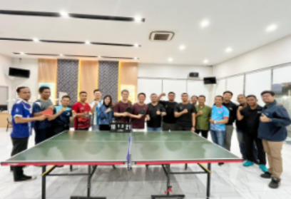 Sportivity dan Solidarity, BRI KC Daan Mogot Gelar Fun Match Tenis Meja Meriahkan HUT BRI ke-130