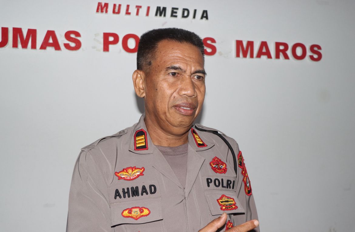 Polres Maros Imbau Masyarakat Waspada Curah Hujan Tinggi Berdasarkan Informasi BMKG