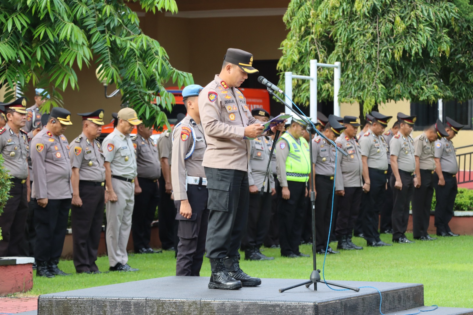 Kapolres Maros Atensi Jajaran Pedomani Aturan Baru KUHAP dan KUHP