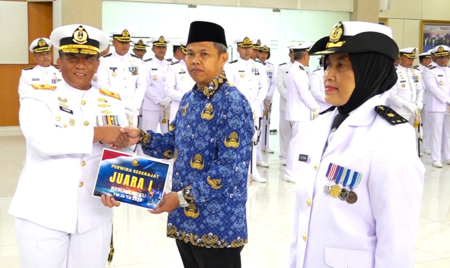 Wadan Seskoal Pimpin Upacara Hari Dharma Samudera Tahun 2026