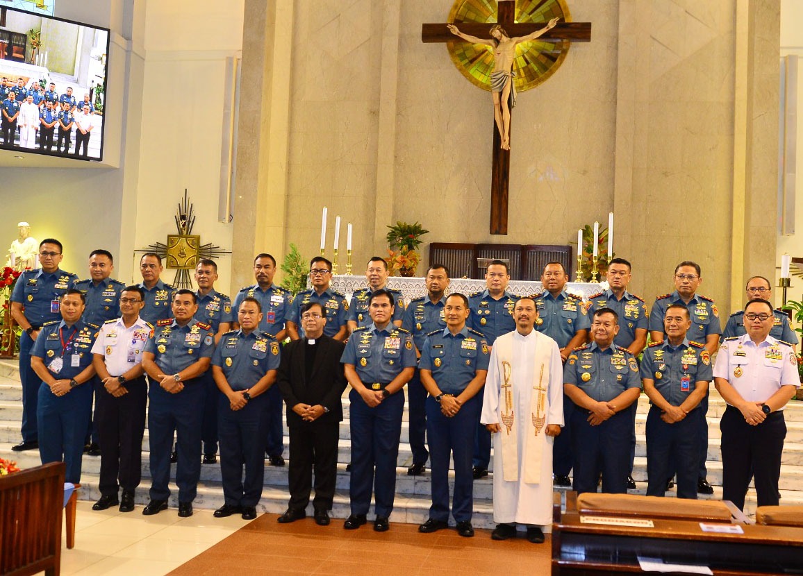 Kakoordos Seskoal Hadiri Ibadah Bersama Prajurit dan ASN TNI Angkatan Laut Wilayah Jakarta dalam Rangka Memperingati Hari Raya Natal Tahun 2025