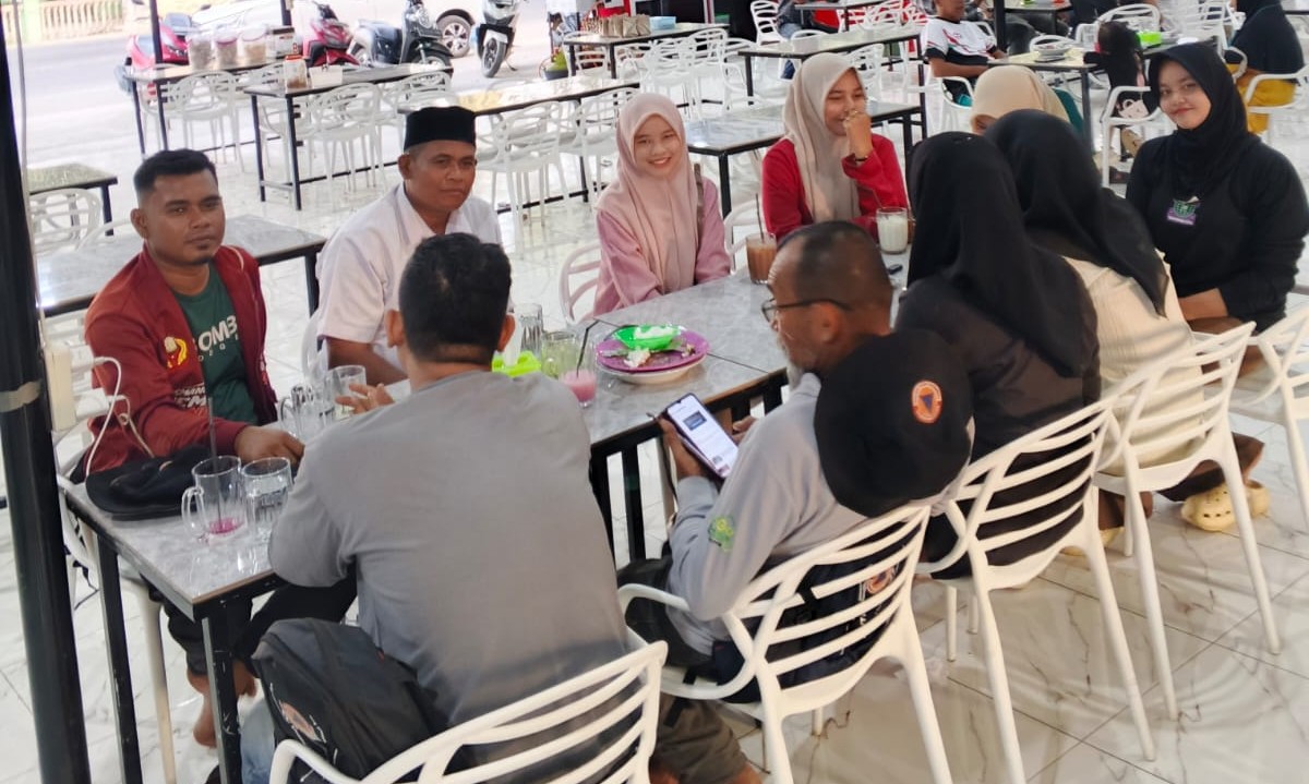 Kepala Desa Blang Nie dan Masyarakat Ucapkan Terimakasih Kepada Tim verifikasi Data.