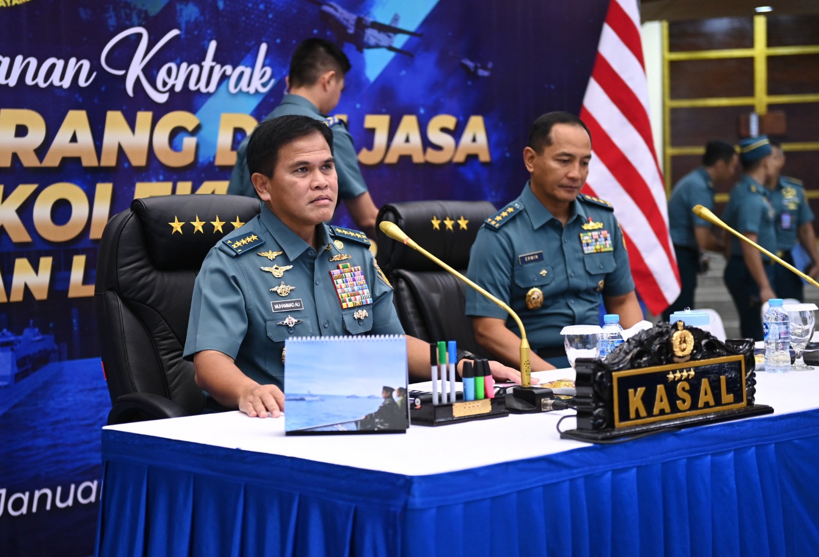 Danseskoal Hadiri Penandatanganan Kontrak Bersama Pengadaan Barang dan Jasa UO TNI Angkatan Laut Tahun 2026
