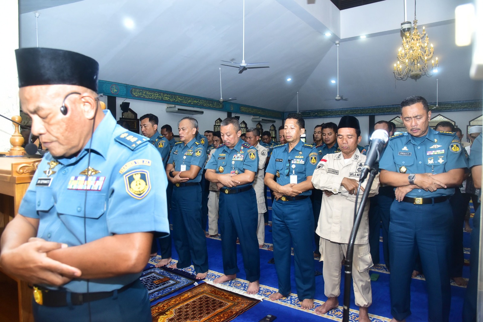 Turut Belasungkawa, Seskoal Gelar Salat Gaib dan Doa Bersama Untuk 23 Prajurit Marinir TNI Angkatan Laut Yang Gugur