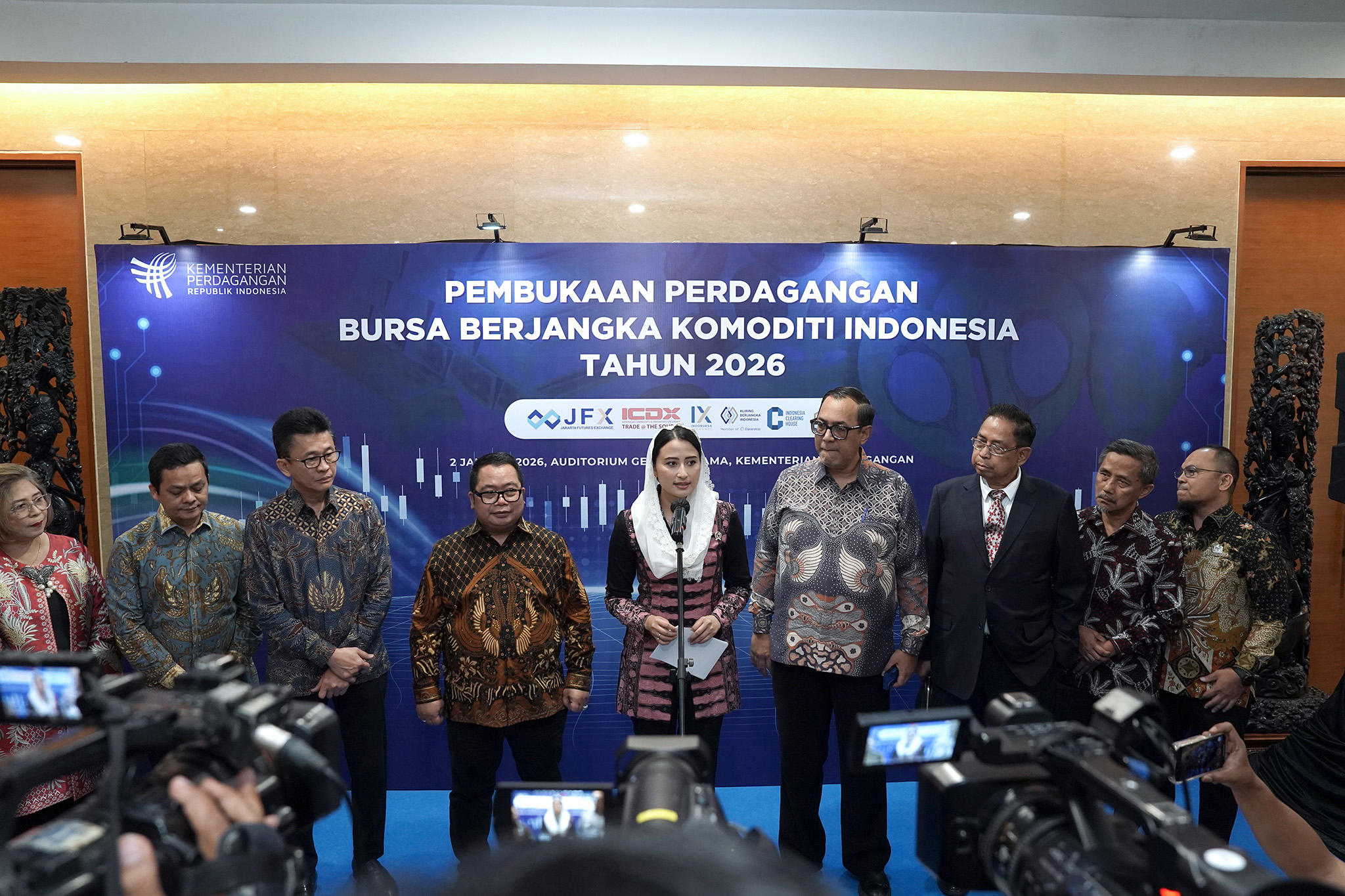 Wamendag pada Pembukaan Perdagangan Bursa Berjangka Komoditi Indonesia 2026