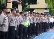 Ratusan Personel Polres Maros Siap Amankan Sholat Tarawih Sepanjang Ramadan