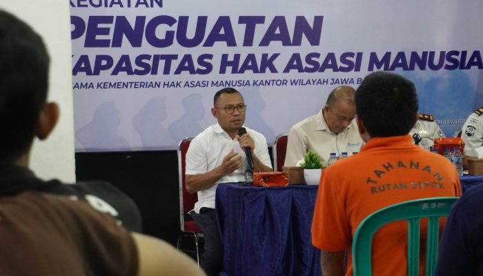 Kanwil Jabar Beri Penguatan Kapasitas HAM di Rutan Depok