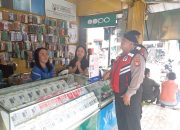 Patroli Presisi Responsif Sat Samapta Polres Pagar Alam Blusukan di Pasar Dempo Permai, Warga Merasa Lebih Aman