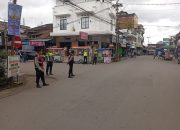 Patroli Gabungan Polres Pagar Alam Hadir Di Pasar Dempo Permai Arus Lalu Lintas Lancar