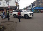 Antisipasi Kepadatan Arus Lalin Patroli Perintis Presisi Satsamapta dan Patroli KTL Satlantas Polres Pagar Alam Hadir Di Pasar Dempo Permai