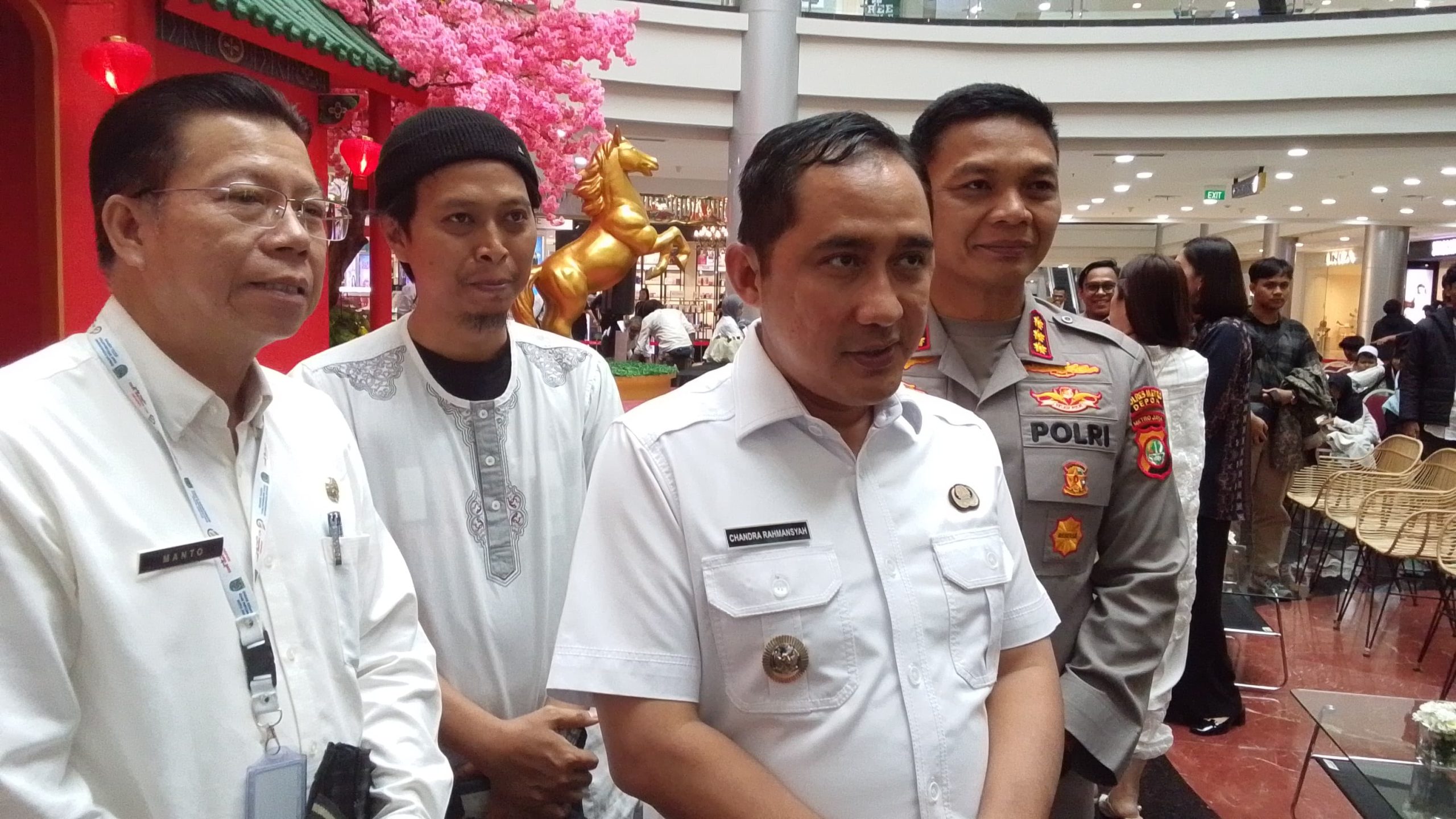 Wakil Wali Kota Depok, Chandra Rahmansyah, Saat Menghadiri Milad ke-4 IJTI Kota Depok