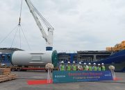 PTP Nonpetikemas Cabang Banten Tangani Ekspor Perdana Wind Mill Tower Tujuan Kanada