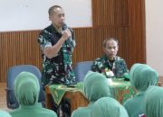 Penyuluhan Bintal Kepada Prajurit, PNS dan Persit KCK Cabang XIX Kodim 0505/JT