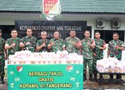 Koramil 01/Tangerang Perkuat Stabilitas Wilayah Lewat Aksi Takjil di Arteri Kota