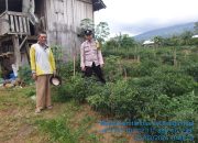 Aktif Sambang Polisi Penggerak Ketahanan Pangan Monitoring Pekarangan Bergizi di Pagar Alam Utara
