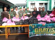 Berbagi di Bulan Suci Ramadhan, Kodim 0506/Tgr Bagikan Takjil Kepada Masyarakat
