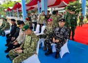 WAKILI KASAL, DANKODAERAL III HADIRI PUNCAK PERINGATAN HUT KE-65 KOSTRAD DI CILODONG