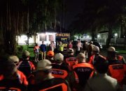 Patroli Gabungan Polres Kediri Kota bersama TNI dan Pemda Jaga Keamanan Malam Akhir Pekan