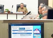 ASISTEN III HADIRI VIDCON RAKOR LINTAS SEKTORAL KESIAPAN OPERASI KETUPAT 2026 