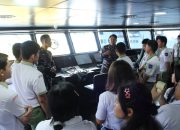 Lanal Nias Sambut Kedatangan Kapal Kepresidenan KRI Bung Karno-369, Gelar Open Ship Untuk Masyarakat Nias