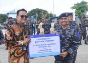 Menjelang Hari Raya Idul Fitri 1447 H, Lanal Bintan Bagikan Paket Lebaran Secara Serentak