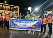 Mudik Aman Keluarga Bahagia, Sat Lantas Polres Maros Bersama Dishub Lakukan Ramp Check Kendaraan Lebaran