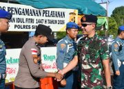 Danlanal Simeulue Bersama Forkopimda Laksanakan Pemantauan Arus Mudik di Pelabuhan Penyeberangan