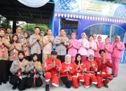 Beri Dukungan Moral, Kapolres Metro Bekasi Kota dan Bhayangkari Sambangi Pos Yan Mudik