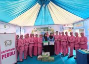 Bhayangkari Polres Pagar Alam Aktif Turun ke Pos Pelayanan, Bagikan Sembako dan Obat untuk Dukung Pengamanan Lebaran
