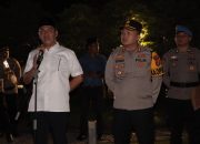 Bupati Bersama Kapolres Tulang Bawang Barat Pimpin Langsung Apel Pengamanan Malam Takbir Idul Fitri 1447 H