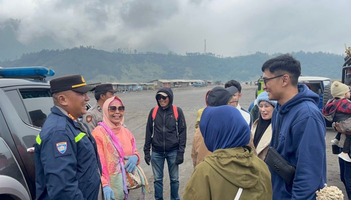 Libur Lebaran Polres Probolinggo Intensifkan Patroli di Gunung Bromo