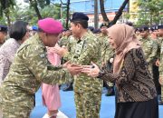 PERKUAT MOMEN KEBERSAMAAN DI HARI RAYA, DANKODAERAL III PIMPIN APEL KHUSUS DAN HALALBIHALAL
