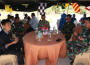 Prajurit dan Media Bersatu, Danlanal Bintan Pimpin Halal Bihalal di Mako Lanal Bintan