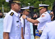 Dankodaeral III Pimpin Sertijab, Tongkat Komando Danlanal Lampung Resmi Berganti
