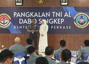 Lanal Dabo Singkep Gelar Halal Bihalal Bersama Seluruh Personel Dalam Suasana Penuh Kekeluargaan