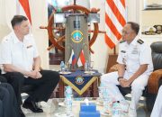 PERKUAT SINERGI MARITIM, KODAERAL III TERIMA DELEGASI ANGKATAN LAUT RUSIA