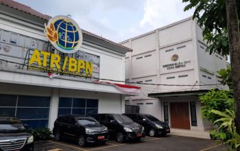 Kantor ATR/BPN Kota Depok, Jl. Boulevard Raya Kota Kembang, Grand Depok City. (Foto: Yudi Bahtiar/Starindonews.com)