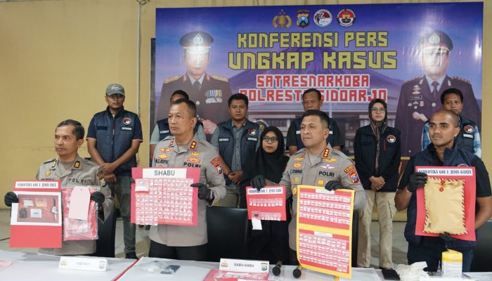 Polresta Sidoarjo Ungkap 19 Kasus Narkoba Selamatkan 4000 Jiwa dari Bahaya Narkotika