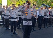 48 Personel Berprestasi Diguyur Penghargaan, Polres Pagar Alam Ikuti Apel Kapolda Sumsel Secara Virtual